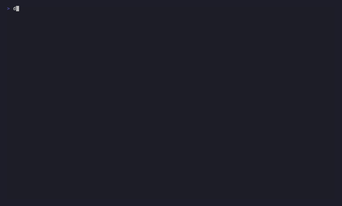 devcompass backup list and backup restore output
