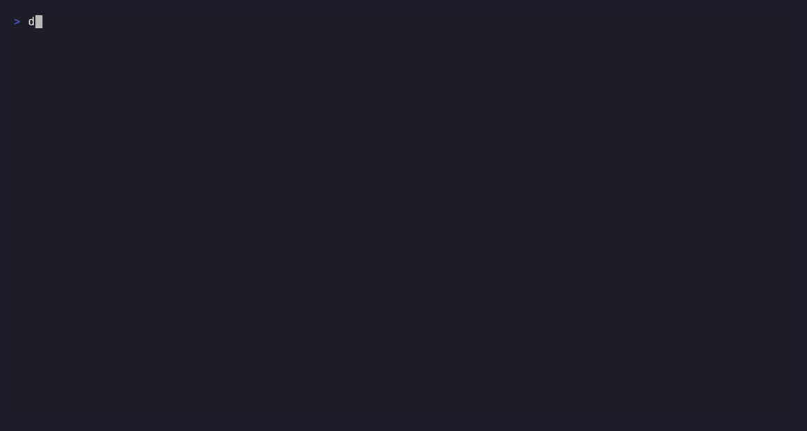 devcompass snapshot list and snapshot view output